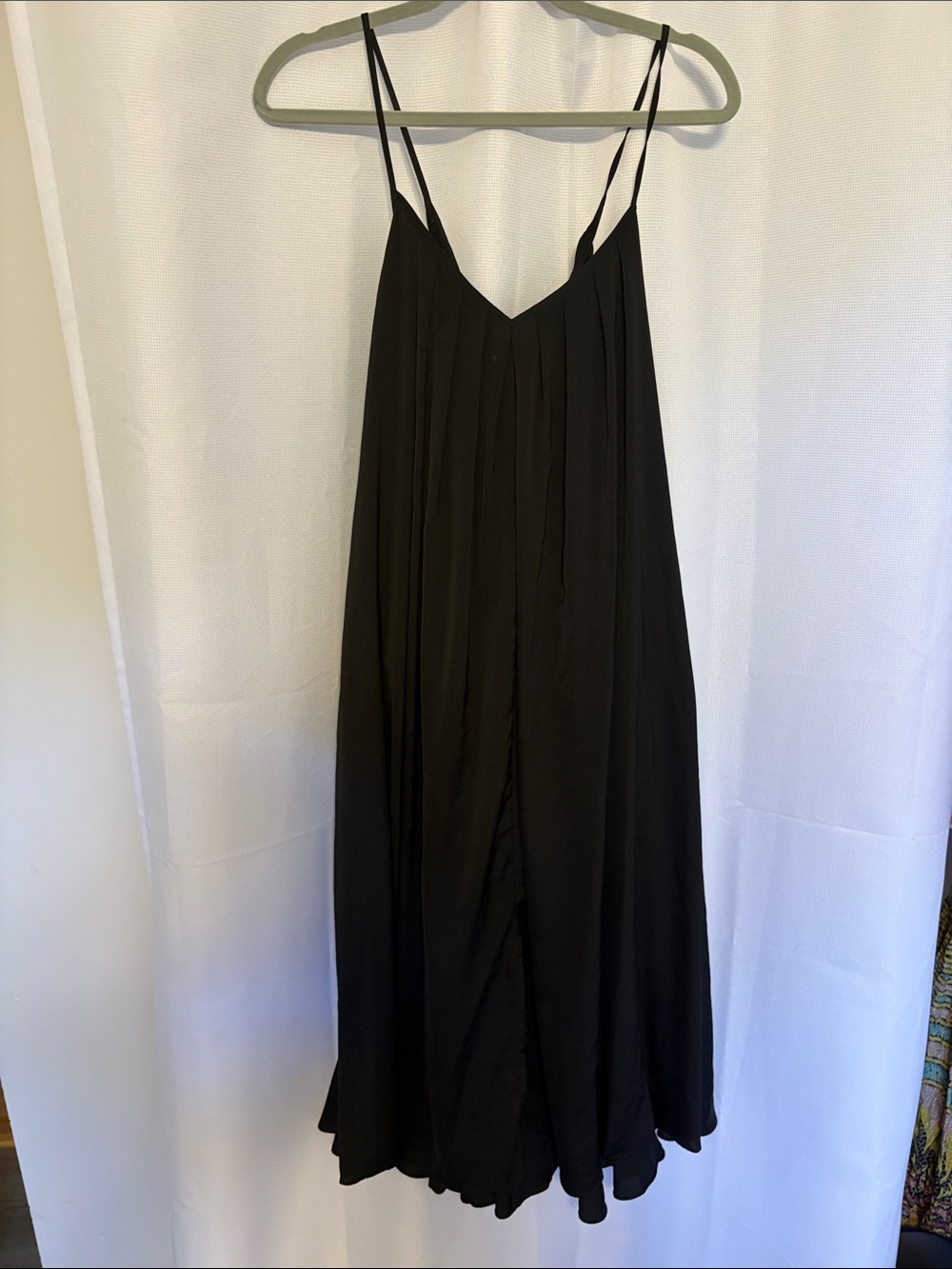 Banana Republic Black Trapeze Midi Dress - Picture 2 of 5